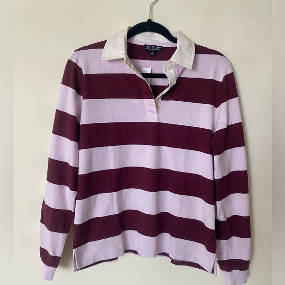 🆕 J.Crew Premium Weight Classic Rugby Shirt - Picture 3 of 4